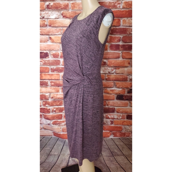 Nic+Zoe Plum Twist Dress Small NWT - Picture 3 of 4